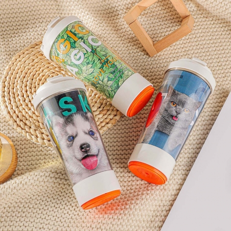 Vaso Viajero Etiqueta Antiderrame