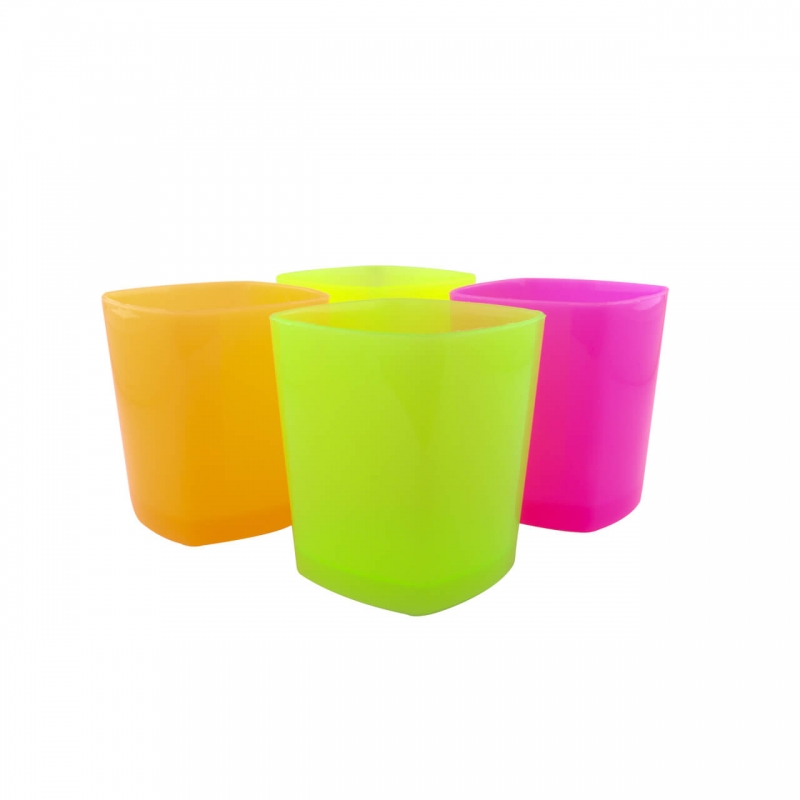 VASO WHISKY PAQ X 4 Surtido Neon