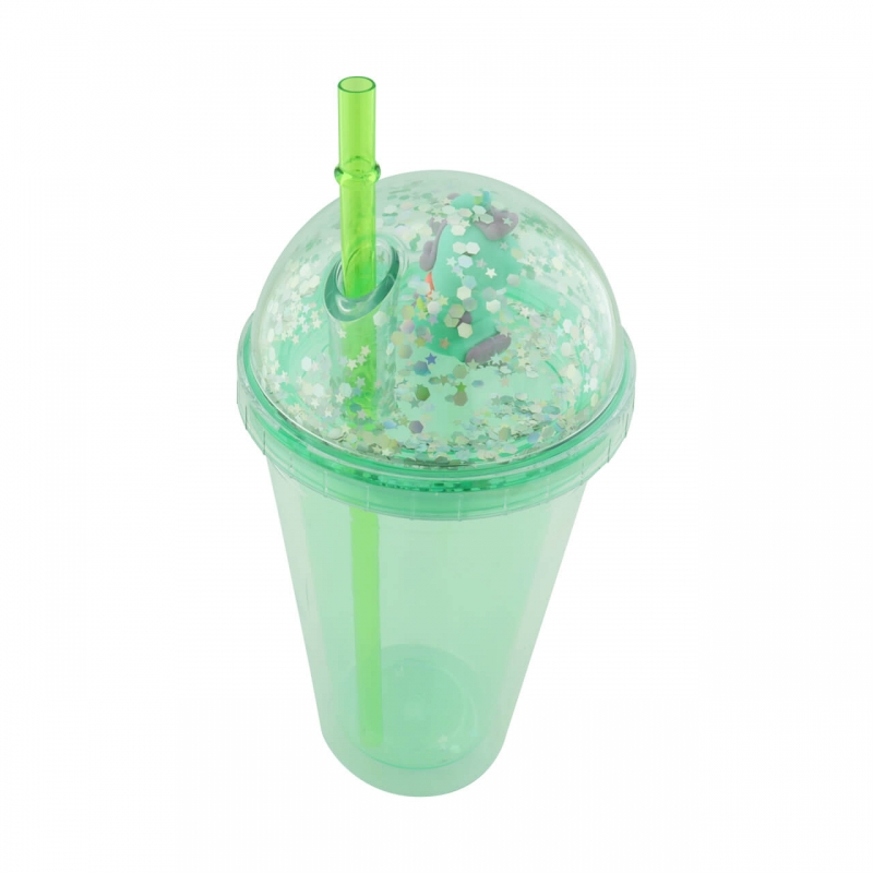 Vaso Gliter Unicornio