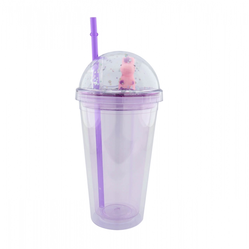 Vaso Gliter Unicornio