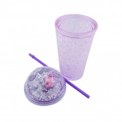 Vaso Gliter Crackelado