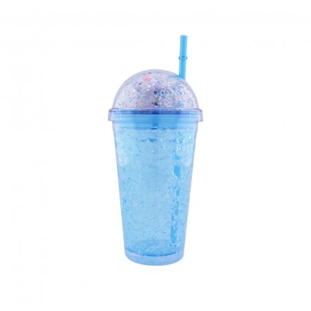 Vaso Gliter Crackelado