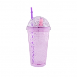 Vaso Gliter Crackelado