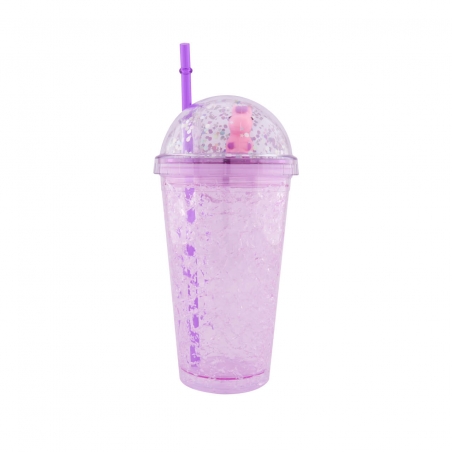 Vaso Gliter Crackelado