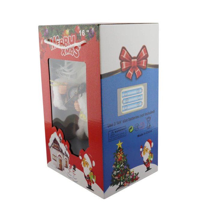 Papa Noel Movimiento Con Lampara
