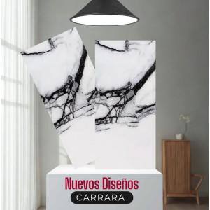 PANEL ADHESIVO MARMOLIZADO CARRARA