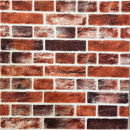 PANEL ADHESIVO 3D PARA PARED LADRILLO RUSTICO